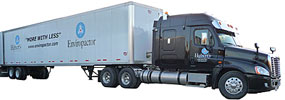 Enviropactor Truck - recycling compactor in the trailer
